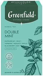 Чайный напиток ГРИНФИЛД Дабл Минт 20пак