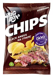 Чипсы БИГ БОН черный ангус 75г