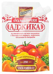 Соус СТОЕВ Домашняя аджика д/пак 250г