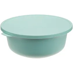 Миска М-ПЛАСТИКА Тэсти с крышкой морская волна 2.2л арт.М1363