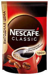 Кофе НЕСКАФЕ Классик растворимый ст/б 190г