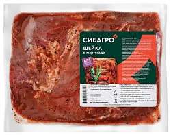 Свинина СИБАГРО шейка в маринаде охл в/у 1кг