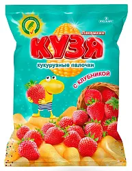 Палочки кукурузные КУЗЯ ЛАКОМКИН Клубника 100г