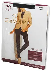 Колготки ГЛАМУР Велюр 70ден неро 3