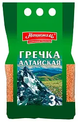 Гречневая крупа НАЦИОНАЛЬ Алтайская м/у 3кг