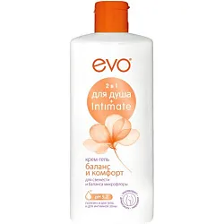 Гель-крем для душа и интимной гигиены ЭВО Баланс и комфорт 2в1 400мл