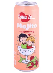 Газ.напиток ЛАВ ИС Мохито малина ж/б 0.45л