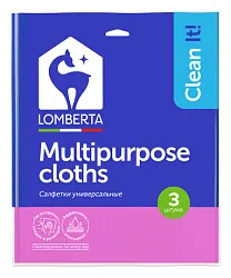 Салфетка ЛОМБЕРТА вискозная 3шт
