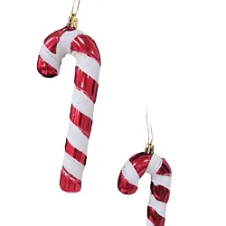 Елочное украшение СФЕРА Леденец красно-белое 4шт арт.12-0002