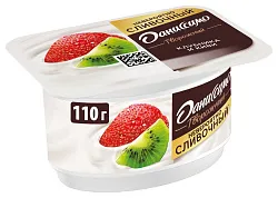 Творожный продукт ДАНИССИМО Сочная клубника киви бзмж 5.6% 110г