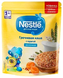 Каша НЕСТЛЕ гречневая курага молочная бзмж м/у 220г