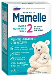 Смесь МАМЕЛЬ 2 бзмж карт/уп 300г