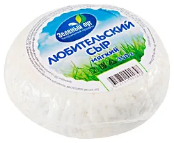 Сыр ЗЕЛЕНЫЙ ЛУГ Любительский мягкий бзмж 50% 350г