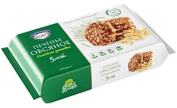 Печенье ПОЛЕТ Овсяное 5 злаков 500г