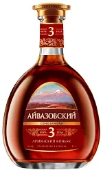 Коньяк АЙВАЗОВСКИЙ 3 года 40% ст/б 0.5л