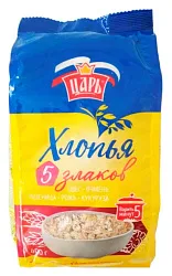 Хлопья ЦАРЬ 5 злаков м/у 400г