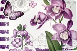 Салфетка подстановочная НАТАМ Сиреневая орхидея 30*45см арт.PM008