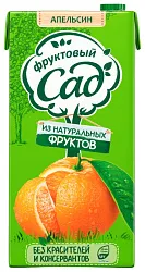 Нектар ФРУКТОВЫЙ САД апельсин с мякотью для детского питания 1.93л