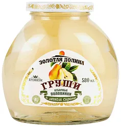 Груши ЗОЛОТАЯ ДОЛИНА половинки в сиропе ст/б 580мл