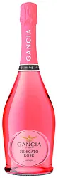Игристое вино ГАНЧА Москато Розе розовое сл 7% ст/б 0.75л