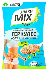 Геркулес ГУДВИЛЛ отруби и лен карт/уп 380г