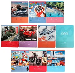 Тетрадь БИДЖИ Мальчики клетка 12л арт.8525