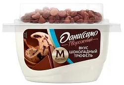 Творожный продукт ДАНИССИМО шоколадный трюфель с печеньем бзмж 5.7% 138г