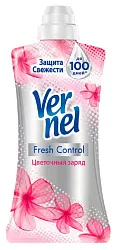 Кондиционер-концентрат ВЕРНЕЛЬ Фреш контрол Цветочный заряд 1200мл