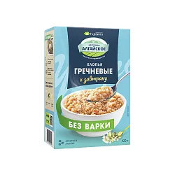 Гречневые хлопья ГУДВИЛЛ не требующие варки карт/уп 420г