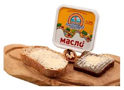 Масло сладко-сливочное ДЕРЕВЕНСКОЕ МОЛОЧКО Крестьянское несоленое бзмж 72.5% 300г