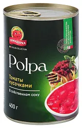 Томаты ПОМИДОРКА кусочками ж/б 425мл