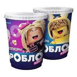 Попкорн КОНФИТРЕЙД Роблоксеры соленый и сырный 50г