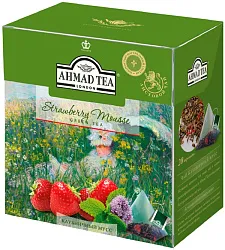 Чай АХМАД Клубничный мусс зеленый 20пак