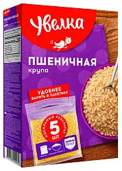 Пшеничная крупа УВЕЛЬСКИЕ КРУПЫ в/с карт/уп 400г