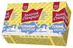 Мороженое ЗОЛОТОЙ СТАНДАРТ Пломбир классический бзмж 95г
