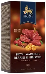 Чай РИЧАРД Роял Варминг Беррис&Гибискус черный 25пак