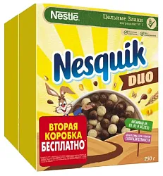 Завтрак НЕСКВИК ДУО карт/уп 250г+250г