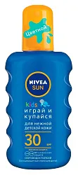 Спрей солнцезащитный НИВЕЯ детский SPF30 200мл