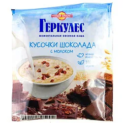 Каша овсяная РУССКИЙ ПРОДУКТ с шоколадом и молоком м/у 35г