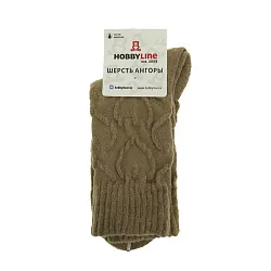 Носки женские ХОББИ ЛАЙН серо-бежевые р.36-40 арт.6198-96
