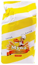 Мука ПРИВОЗ пшеничная в/с м/у 3кг