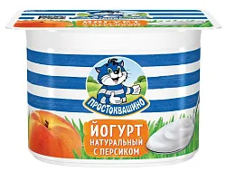 Йогурт ПРОСТОКВАШИНО персик бзмж 2.9% 110г