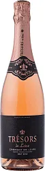 Игристое вино ТРЕЗОР Креман де Луар розовое брют 12% ст/б 0.75л