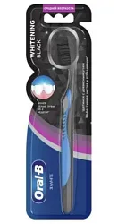 Зубная щетка ОРАЛ-БИ 3D Вайт Вайтенинг блэк 40 средняя 1шт