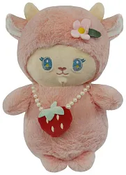 Игрушка мягкая ТАМ-ТАМ Овечка с клубничкой розовая арт.2304208005-2