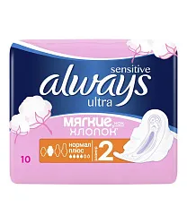 Прокладки ОЛВЕЙС Ультра сенситив нормал плюс 10шт