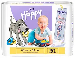 Пеленки БЕЛЛА БЕБИ ХЭППИ детские 60*60см 10шт