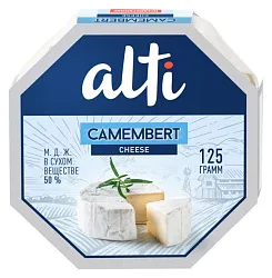Сыр АЛТИ Камамбер Милкпром бзмж 50% 125г