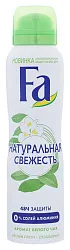 Дезодорант ФА Природная свежесть белый чай женский спрей 150мл