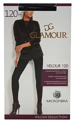 Колготки ГЛАМУР Велюр 120ден неро 5